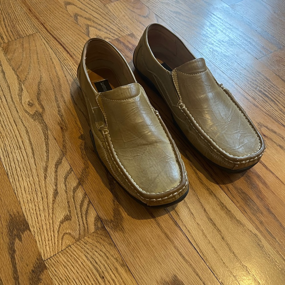 Saminto Laurenzini Tan Driver Men’s Shoes